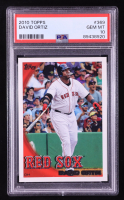 David Ortiz 2010 Topps #369a (PSA 10) at PristineAuction.com