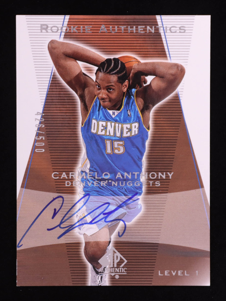 Carmelo Anthony 2003-04 SP Authentic #150 Autograph RC #426/500