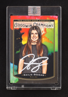 Hailie Deegan Signed 2019 Upper Deck Goodwin Champions #117 (PA) at PristineAuction.com