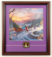 "Cinderella Christmas" by Leroy Neiman Custom Framed Art Print Display at PristineAuction.com
