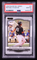 Michael Stanton 2008 Razor Signature Series #97 RC (PSA 10) at PristineAuction.com