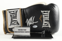 Mike Tyson Signed Everlast Boxing Glove With Display Stand & Name Plaque (PSA & Tyson) at PristineAuction.com