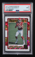 Patrick Mahomes II 2017 Panini Donruss The Rookies #7 RC (PSA 9) at PristineAuction.com