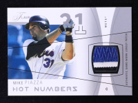 Mike Piazza 2004 Flair Hot Numbers Game Used Silver #MIP #42/50 at PristineAuction.com