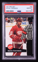 Steve Yzerman 1991-92 Pro Set #62 (PSA 10) at PristineAuction.com