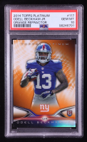 Odell Beckham Jr. 2014 Topps Platinum Orange Refractors #117 RC (PSA 10) at PristineAuction.com