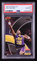 Karl Malone 1996 SkyBox USA #13 (PSA 10) at PristineAuction.com