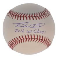 Travis Wood Signed OML Baseball Inscribed "2016 WS Champs" (Schwartz) at PristineAuction.com