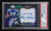 Barry Sanders 2025 Leaf Metal Lion King Sport Heroes Inscription Auto Blue #MIBS1 #87/100 (PSA 9 | Autograph Graded PSA 10) at PristineAuction.com