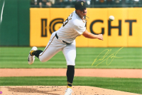 Paul Skenes Signed Pirates 20x30 Photo (AWM) at PristineAuction.com