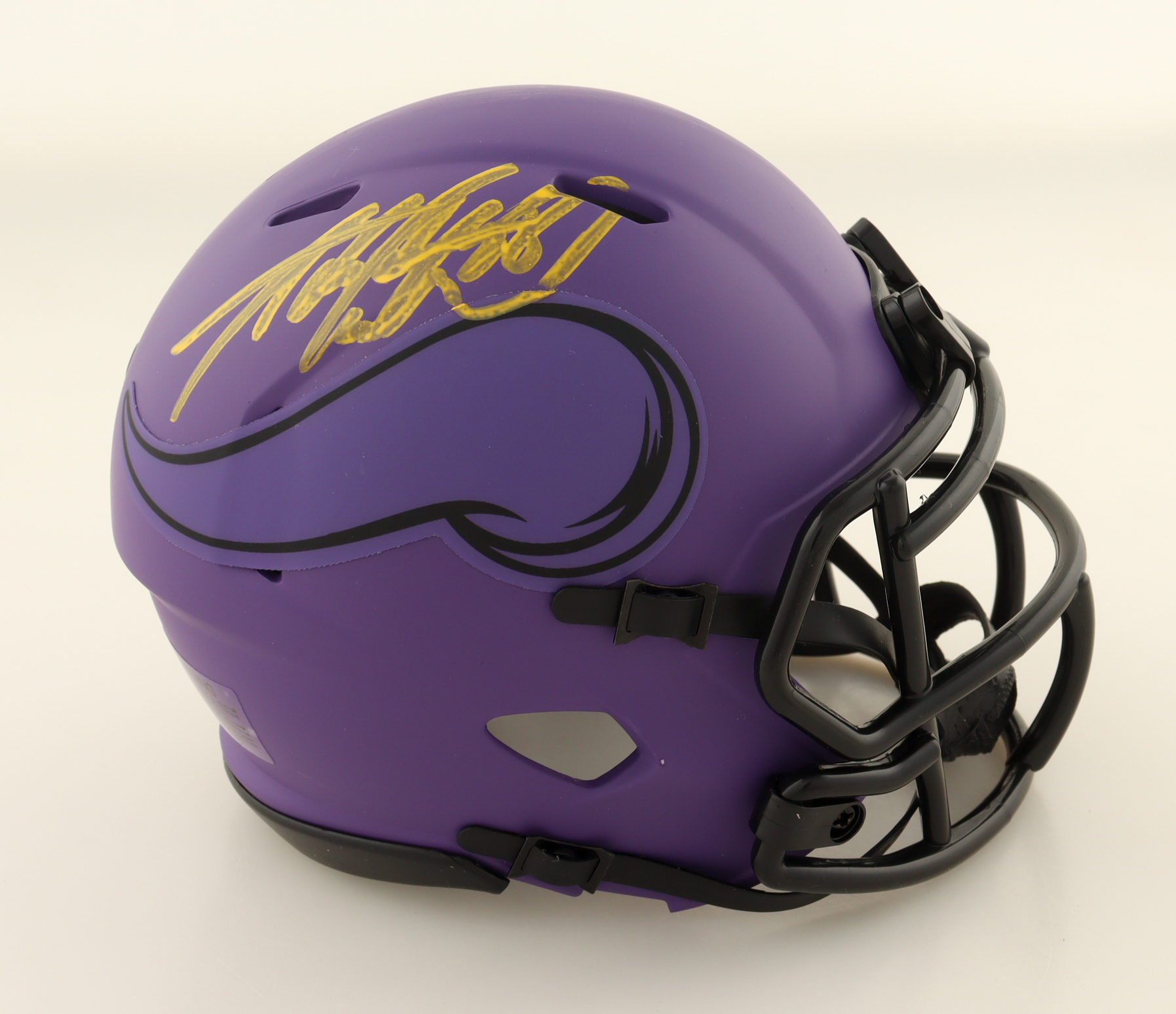 Adrian Peterson Signed Vikings Rave Alternate Speed Mini Helmet (JSA) at PristineAuction.com Adrian Peterson Signed Vikings Rave Alternate Speed Mini Helmet (JSA) at PristineAuction.com
