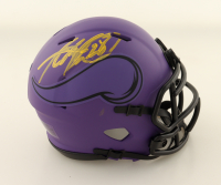 Adrian Peterson Signed Vikings Rave Alternate Speed Mini Helmet (JSA) at PristineAuction.com