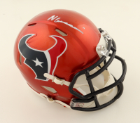 Nico Collins Signed Texans Flash Alternate Speed Mini Helmet (Beckett) at PristineAuction.com