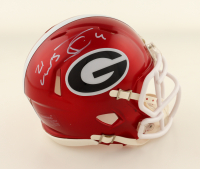 James Cook Signed Georgia Bulldogs Flash Alternate Speed Mini Helmet (JSA) at PristineAuction.com
