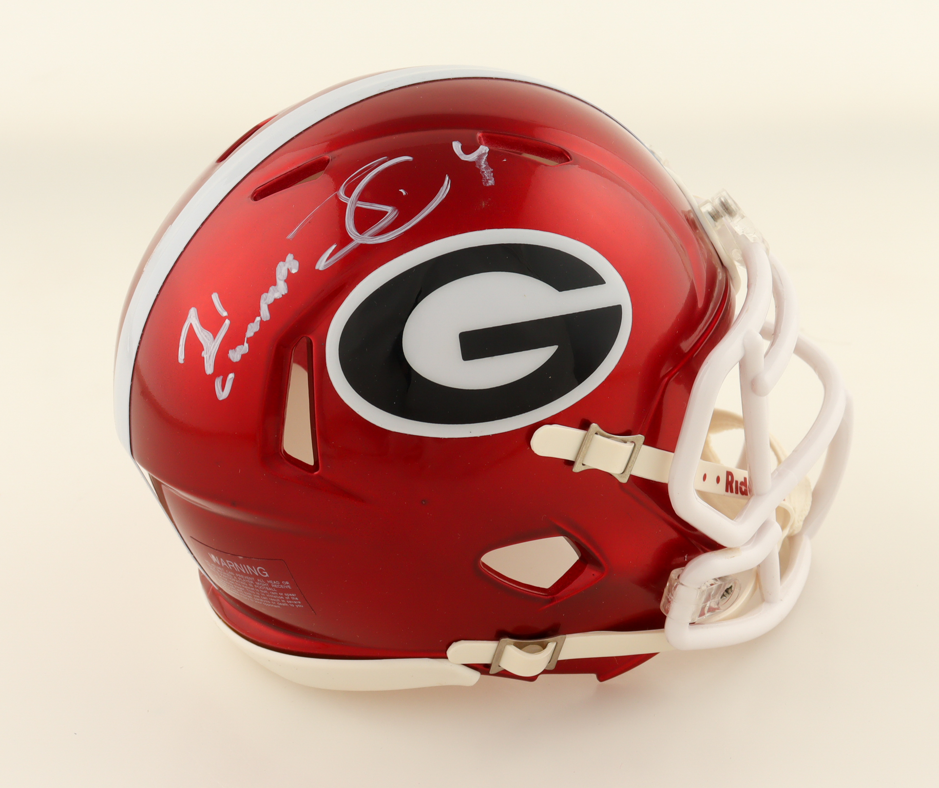 James Cook Signed Georgia Bulldogs Flash Alternate Speed Mini Helmet (JSA) at PristineAuction.com James Cook Signed Georgia Bulldogs Flash Alternate Speed Mini Helmet (JSA) at PristineAuction.com