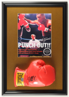 Mike Tyson Signed Custom Framed Everlast Boxing Glove Display with Nintendo "Punch-Out!" Photo (PSA & Tyson) at PristineAuction.com
