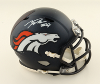 Talanoa Hufanga Signed Broncos Speed Mini Helmet (Beckett) at PristineAuction.com