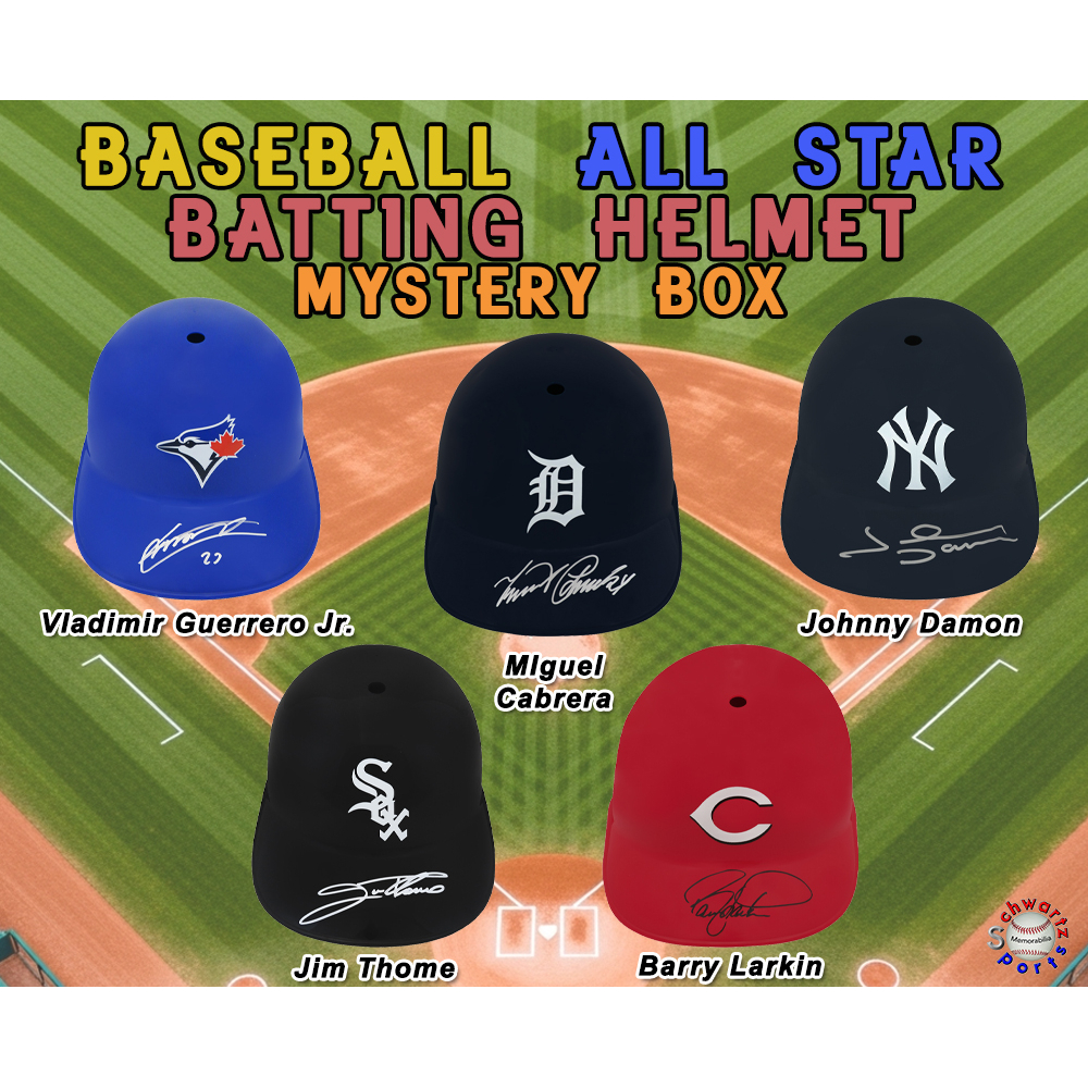 Baseball All Star Signed Batting Helmet Mystery Box - Series 10 (Limited to 125) – Schwartz Sports at PristineAuction.com