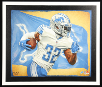 D'Andre Swift LE Lions 25x29 Giclee at PristineAuction.com