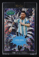 Lionel Messi 2024 Wild Card Splat Light Blue Wave #SBONESa05LM #1/1 at PristineAuction.com