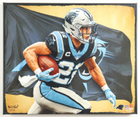 Christian McCaffrey LE Panthers 20x24 Giclee at PristineAuction.com