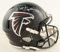 Tony Gonzalez Signed Falcons Full-Size Speed Helmet (JSA) at PristineAuction.com