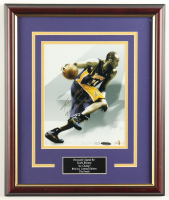 Kobe Bryant Signed Lakers LE Custom Framed Photo Inscribed "4x Champ" (UDA) at PristineAuction.com