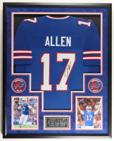Josh Allen Signed Custom Framed Jersey Display (Beckett) at PristineAuction.com