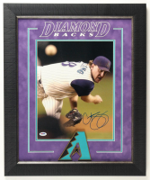 Curt Schilling Signed Diamondbacks Custom Framed Photo Display (PSA) at PristineAuction.com