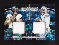 Jalen Hurts / Dak Prescott 2023 Panini Spectra Rivals Materials Neon Blue #3 #51/60 at PristineAuction.com