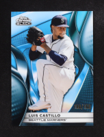 Luis Castillo 2025 Topps Chrome Black Blue Refractors #72 #150/150 at PristineAuction.com