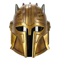 Emily Swallow Signed "Star Wars: The Mandalorian" The Black Series The Armorer Full-Size Premium Electronic Helmet Inscribed "This Is The Way" (CA) at PristineAuction.com