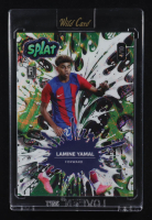 Lamine Yamal 2024 Wild Card Splat Lime Green Wave #SBLIME01LY6 RC #4/10 at PristineAuction.com
