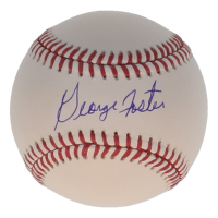 George Foster Signed OML Baseball (Schwartz) at PristineAuction.com