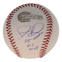 Jermaine Dye Signed 2005 World Series Baseball Inscribed "05 WS MVP" (Schwartz) at PristineAuction.com