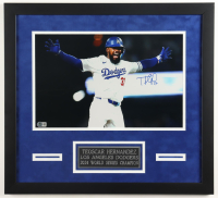 Teoscar Hernández Signed Dodgers Custom Framed Photo Display (Beckett) at PristineAuction.com
