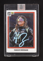 Hailie Deegan Signed 2022 Donruss Optic Retro #62 (PA) at PristineAuction.com