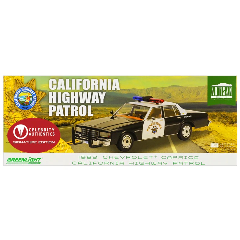 Mel Gibson & Danny Glover Signed Greenlight 1989 Chevrolet Caprice California Police 1:18 Die-Cast Car (CA) at PristineAuction.com Mel Gibson & Danny Glover Signed Greenlight 1989 Chevrolet Caprice California Police 1:18 Die-Cast Car (CA) at PristineAuction.com