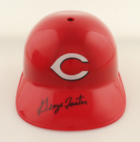 George Foster Signed Reds Full-Size Batting Helmet (Schwartz) at PristineAuction.com