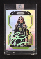 Hailie Deegan Signed 2022 Panini Prizm Prizms Silver #32 (PA) at PristineAuction.com