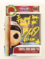 Scott Schwartz Signed "A Christmas Story" Flick Resin Figure Inscribed "I Triple Dog Dare Ya! / Flick" (Authentic Ink) at PristineAuction.com
