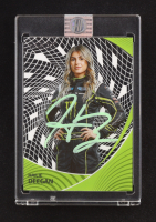 Hailie Deegan Signed 2022 Panini Chronicles Clear Vision #16 (PA) at PristineAuction.com
