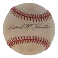 Willard Hunter Signed ONL Baseball (JSA) at PristineAuction.com