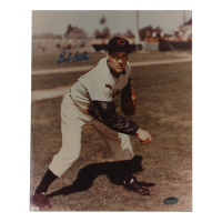 Bob Feller Signed Indians 8x10 Photo (Schwartz) at PristineAuction.com