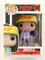 Eduardo Franco Signed "Stranger Things" #1302 Argyle Funko Pop! Vinyl Figure (OC Celebrity) at PristineAuction.com