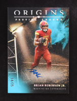 Brian Robinson Jr. 2024 Panini Origins Proving Ground Signatures Turquoise #40 #14/25 at PristineAuction.com