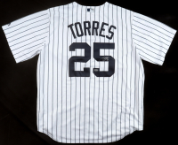 Gleyber Torres Signed Yankees Majestic Authentic Jersey (MLB) at PristineAuction.com