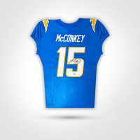 Ladd McConkey Signed Jersey (Beckett) at PristineAuction.com