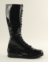 Sting Signed Wrestling Boot (Schwartz) at PristineAuction.com