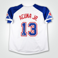 Ronald Acuna Jr. Signed Jersey (Beckett) at PristineAuction.com